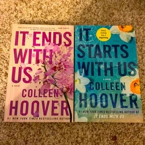 It ends with us and Book 2, It starts with us by Colleen Hoover